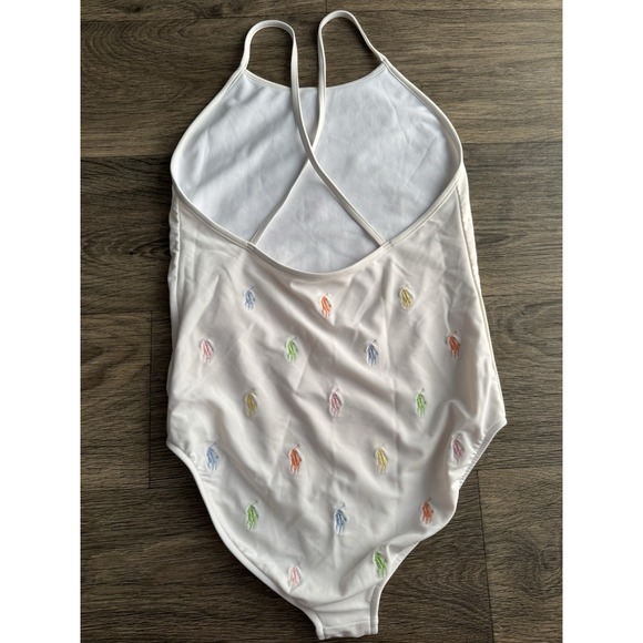 Girls Polo Ralph Lauren Pony Swimsuit Size 12‎ - Picture 2 of 5